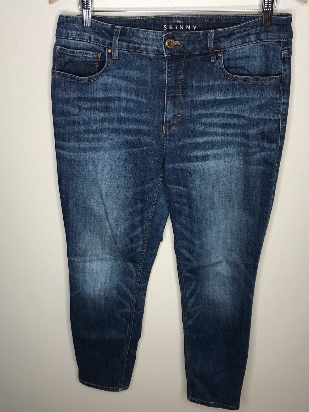 White House Black Market The Skinny Crop Jeans Women’s Sz 10